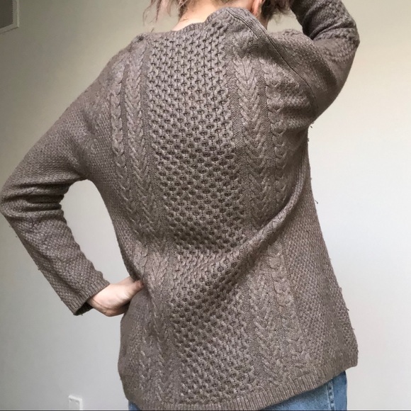 Alfred Sung Alpaca Wool Blend Crewneck - Picture 4 of 4